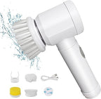 Electric Cleaning Brush, Electric Rotary Cleaning Brush with 3 Brush Heads Insulator Polisher Bathroom Shower Tub Kitchen Stove Floor Car
